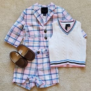 Janie and Jack Jacket and Shorts Set
